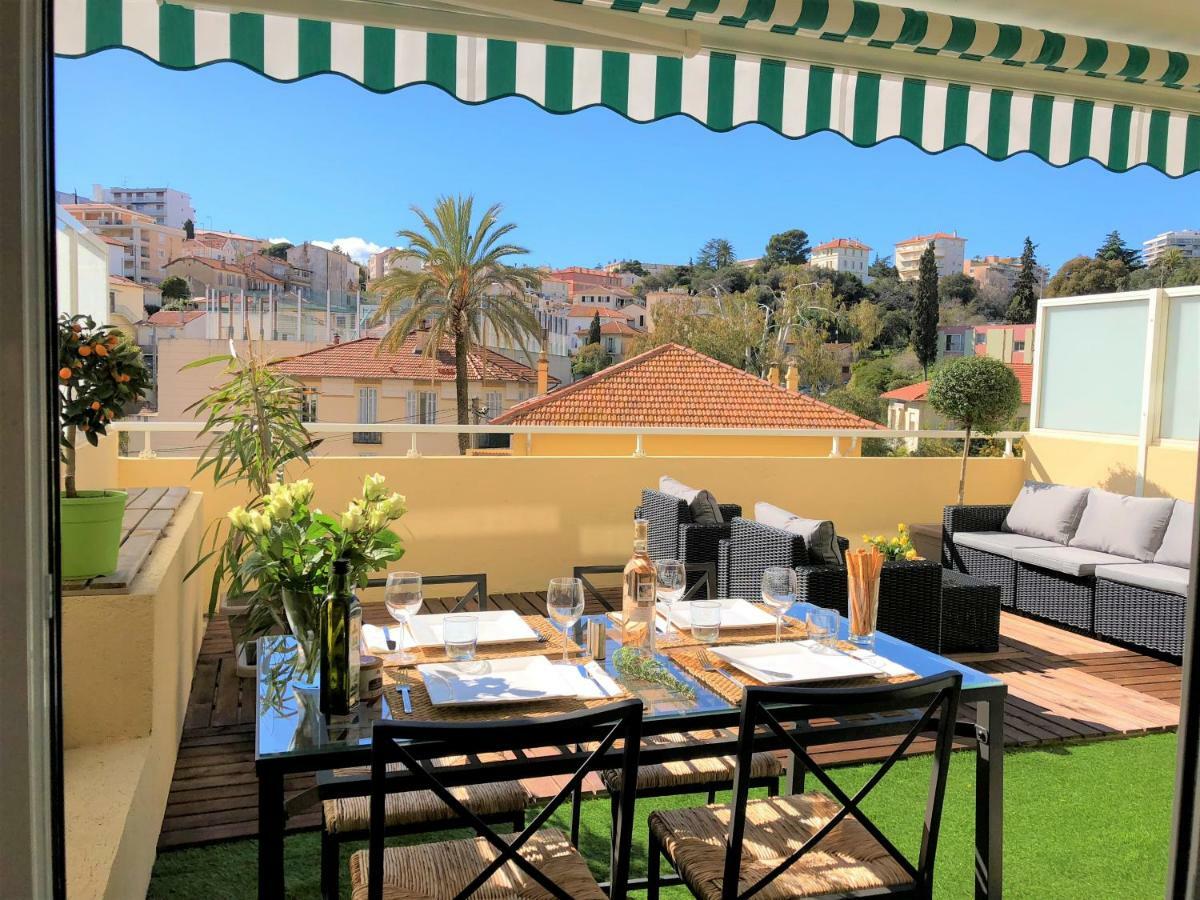 Appartement Cosy Calme Central-Terrasse Proche Palais كان المظهر الخارجي الصورة