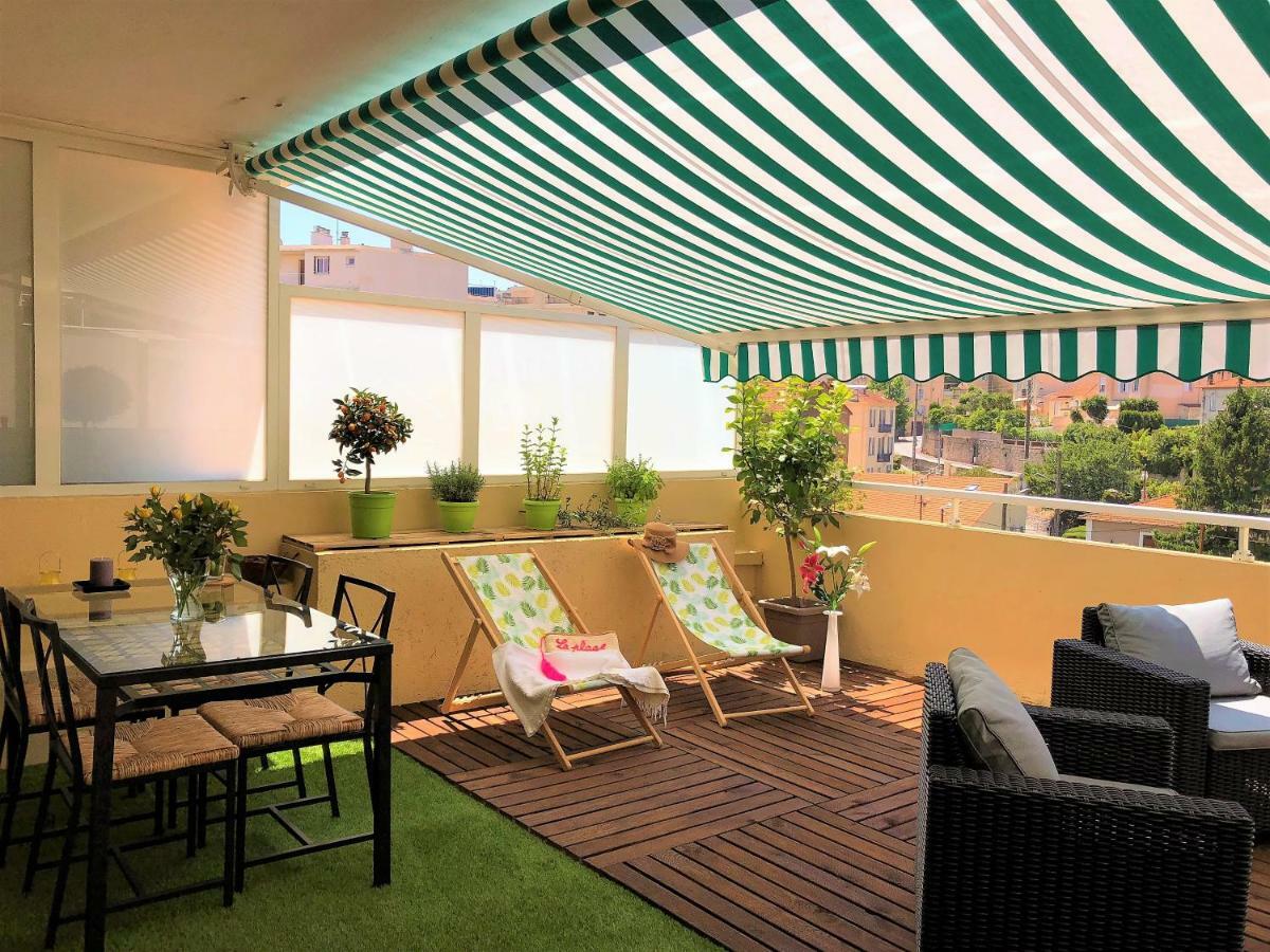 Appartement Cosy Calme Central-Terrasse Proche Palais كان المظهر الخارجي الصورة