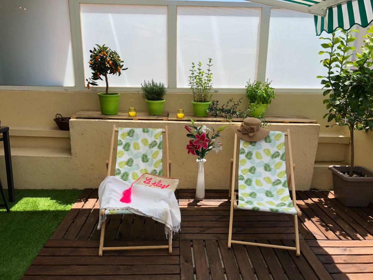 Appartement Cosy Calme Central-Terrasse Proche Palais كان المظهر الخارجي الصورة